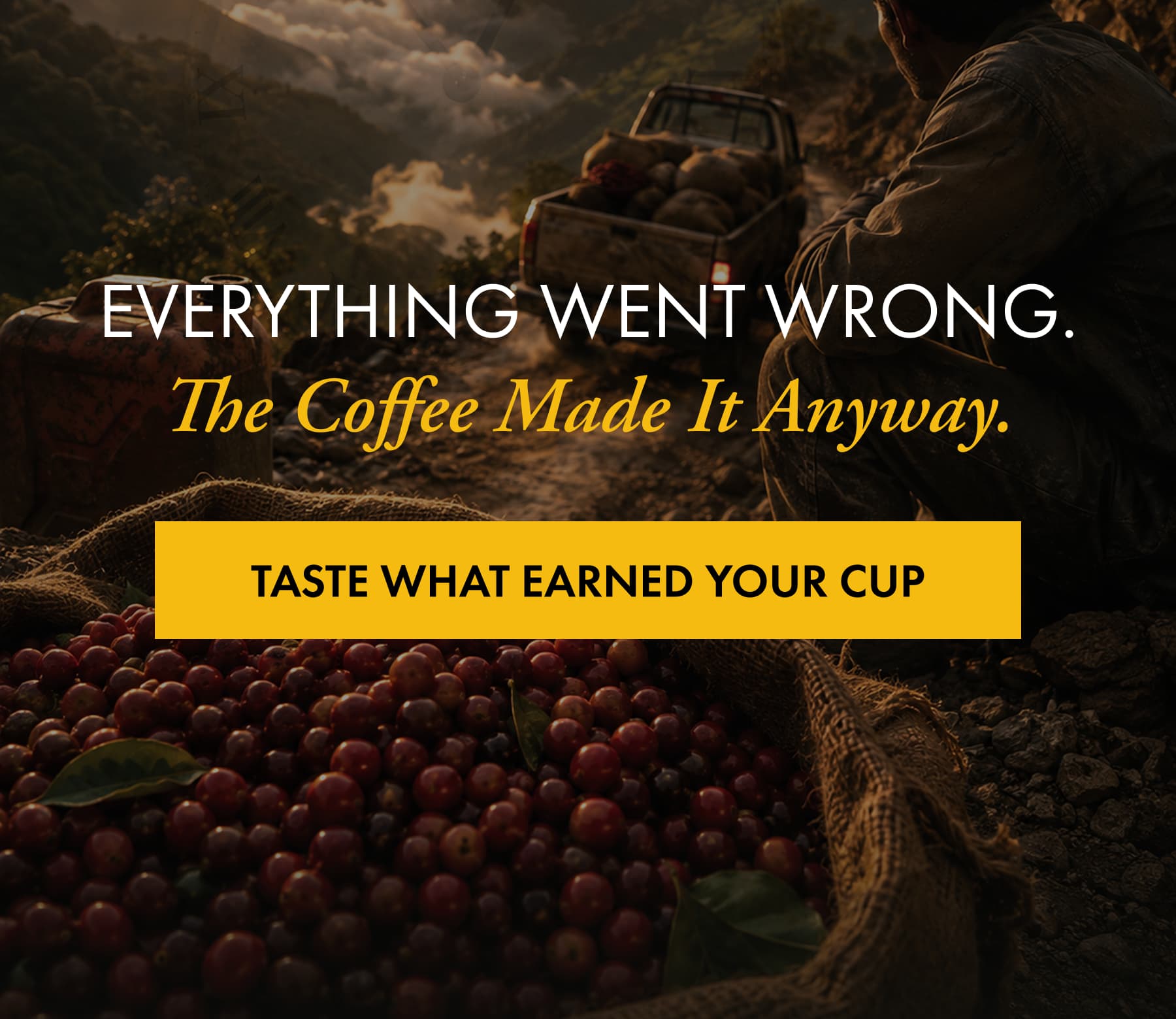 Everything Went Wrong. The Coffee Made It Anyway. Taste What Earned Your Cup